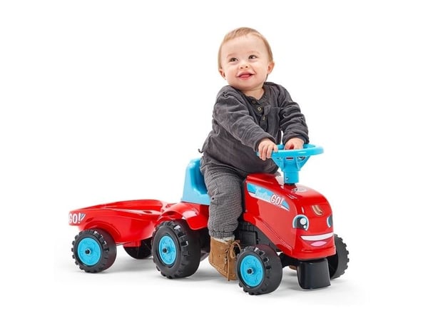 Falk 200B, 1 år, 4 hjul, Blå, Rød