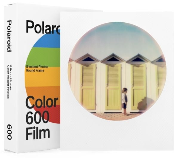 Polaroid 600 - Round Frame Edition - hurtigvirkende fargefilm - 600 - ASA 640 - 8 eksponeringer