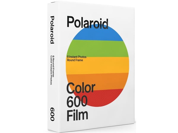 Polaroid 600 - Round Frame Edition - hurtigvirkende fargefilm - 600 - ASA 640 - 8 eksponeringer