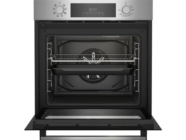 Beko BBSM12340X, Sonebasert induksjon, 4 zone(s), Glass, Rustfritt stål, Berøringskontroll, Rund