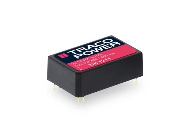 TracoPower THI 0513 DC/DC-muunnin, piirilevy 5 V/DC 15 V/DC 130 mA 2 W Lähtöjen määrä: 1 x