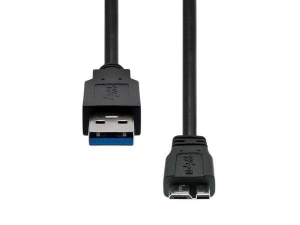 ProXtend - USB-kabel - USB-type A (hann) til Micro-USB Type B (hann) - USB 3.2 Gen 1 - 1 m - USB Power Delivery (10W) - svart
