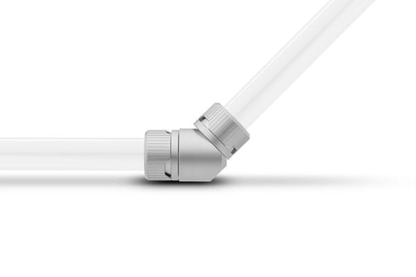 EK-Quantum Torque Static FF 45° - Satin Titanium, Verbindung