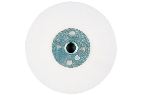 Metabo 623284000, Hiomalaikan taustalevy, 12200 RPM, Valkoinen, Pyöreä, 12,2 cm, 1 kpl