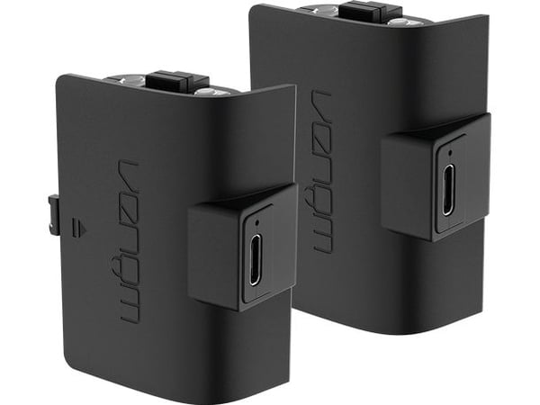 Venom VS2883, Akku, Musta, XBOX SERIES X XBOX SERIES S XBOX ONE, 1100 mAh, 2 kpl, 3 m