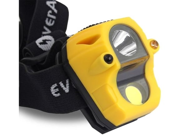 Everactive HL250, Hodebåndslommelykt, Gult, Knapper, LED, 2 lamper, 3 W