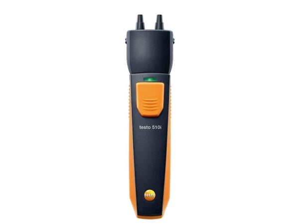 Testo 510 i, Testausanturi, Musta, Oranssi, ABS, Kestomuovinen elastomeeri, 150 h, -20 - 50 °C, 36 mm