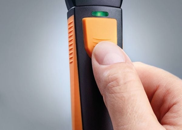 Testo 510 i, Testausanturi, Musta, Oranssi, ABS, Kestomuovinen elastomeeri, 150 h, -20 - 50 °C, 36 mm