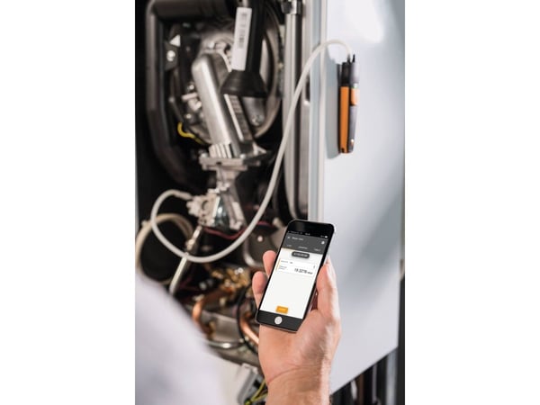 Testo 510 i, Testausanturi, Musta, Oranssi, ABS, Kestomuovinen elastomeeri, 150 h, -20 - 50 °C, 36 mm
