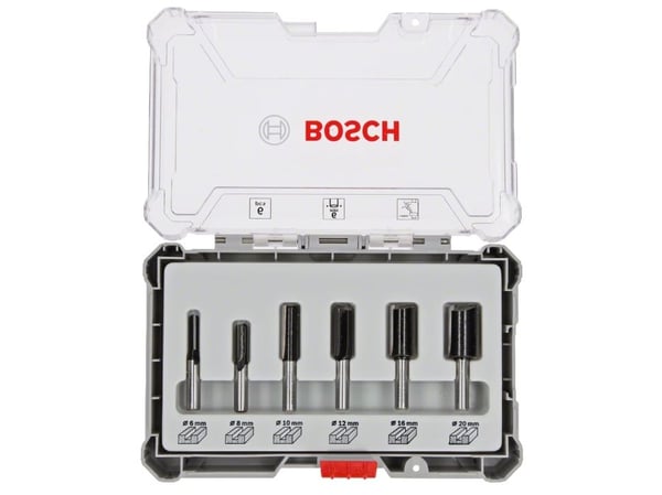 Bosch OVERFRASER SET HM 6MM 6 stycken