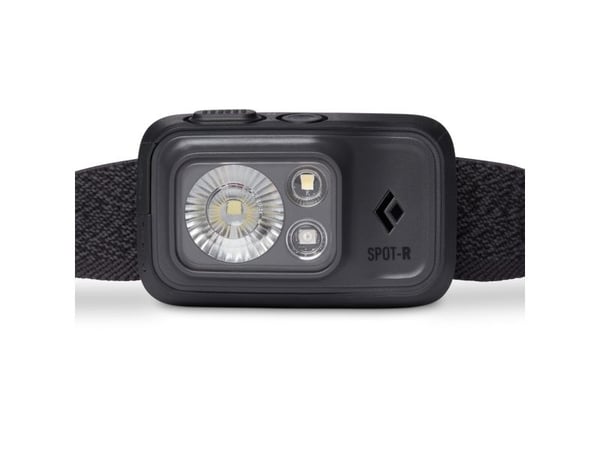 Black Diamond Spot 400-R, Hodebåndslommelykt, Grafitt, Knapper, 1 m, IP67, 400 lm