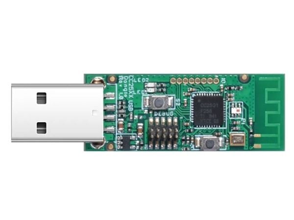 Sonoff CC2531, trådlös, USB, ZigBee, grön, metallic