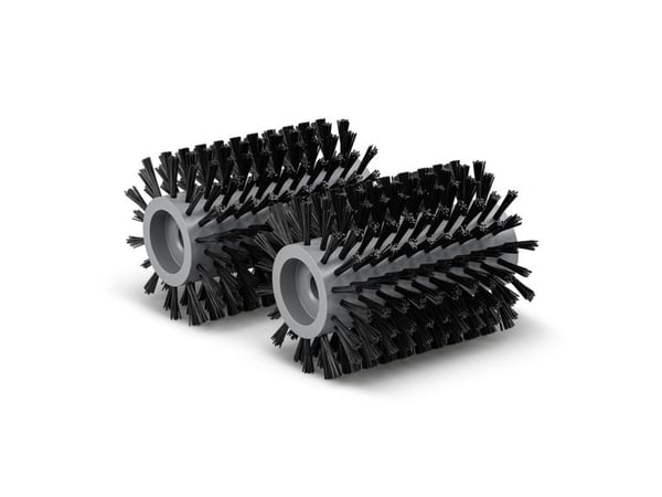 Kärcher - Roller brush - for stone-based surfaces, slabs (en pakke 2) - for Kärcher PCL 3-18