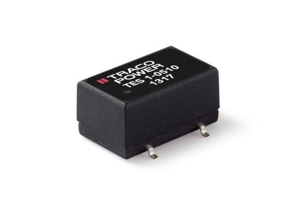 TracoPower TES 1-2421 DC/DC-muunnin, SMD 24 V/DC 5 V/DC, -5 V/DC 100 mA 1 W Lähtöjen lukumäärä: 2 x