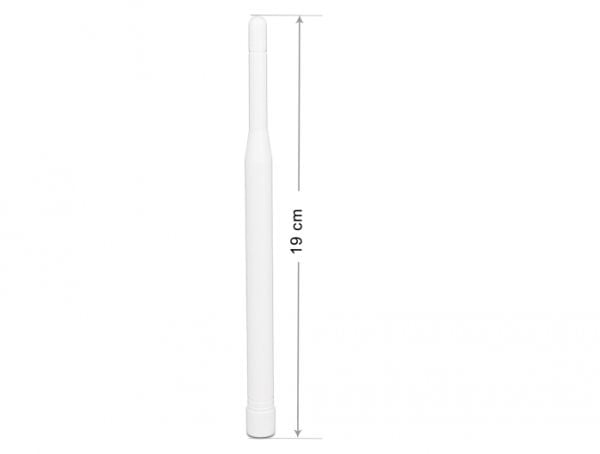 Delock - Antenne - Smart Home - 0.3 - 2.9 dBi - rundtstrålende - hvit