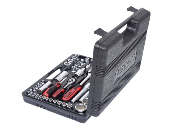 KS Tools 911.0708, Støpselsett, 108 hoder, Kromvanadiumstål, 7 kg