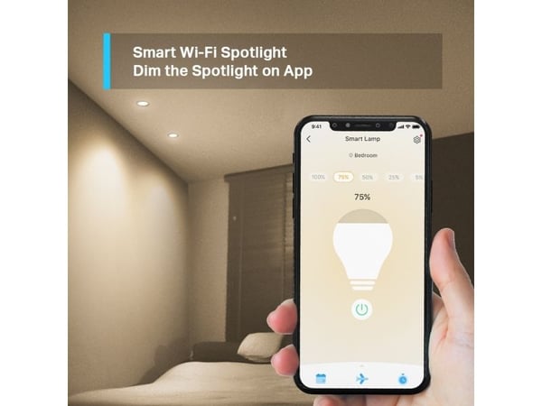TP-Link Tapo L610, Smart pære, Hvid, Wi-Fi, GU10, 2700 K, 2,9 W