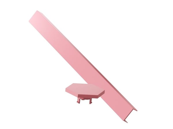 Nanoleaf Lines Skin vaaleanpunainen matta 9kpl