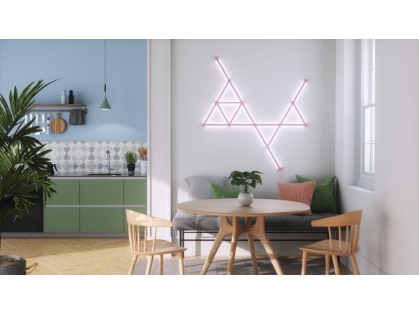 Nanoleaf Lines Skin vaaleanpunainen matta 9kpl