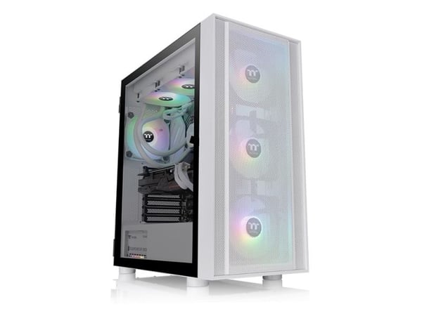 Thermaltake H570 TG ARGB Snow - Mid tower - utvidet ATX (E-ATX) - sidepanel med vindu (herdet glass) - ingen strømforsyning (PS/2) - hvit - USB/lyd