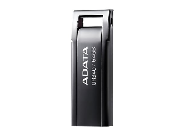 ADATA UR340 USB Key 64 GB USB Type-A 3.2 Gen 2 (3.1 Gen 2) Musta