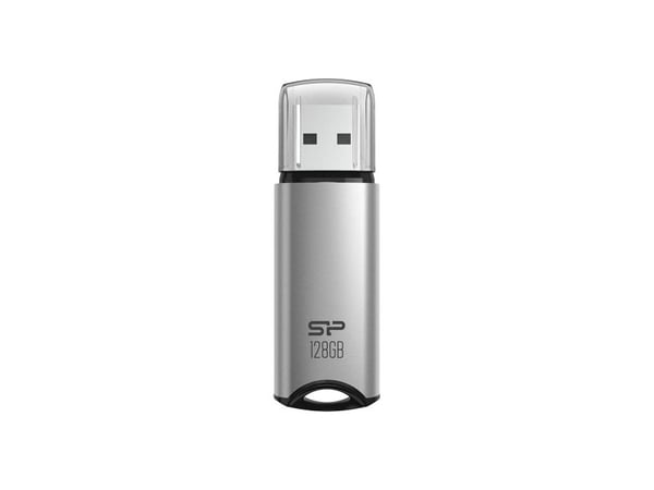 SILICON POWER Marvel M02 - USB-flashstasjon - 32 GB - USB 3.2 Gen 1 - sølv