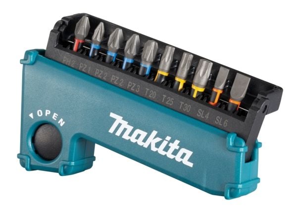 Makita Impact Premier - Impact screwdriver bit - 11 deler - torx, phillips, pozidriv, slot - heksagonal - lengde: 50 mm, 25 mm - for Makita DHP486R...