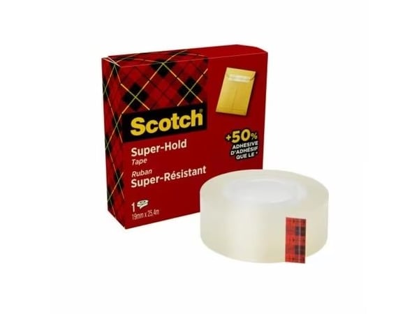 Scotch 7100209494, 25,4 m, Transparent, Cellulosa, Glansigt, 19 mm, 2,54 cm