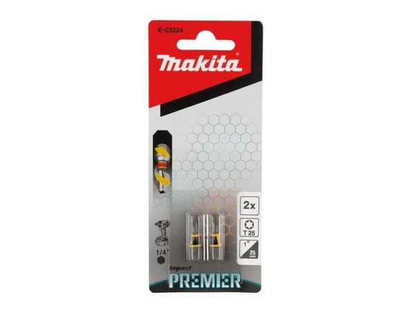 Makita E-03224, 2 kpl, T25, 1/4, 25 mm, 60 mm, 145 mm