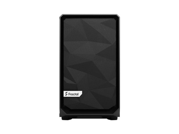 Fractal Design Meshify 2 Nano - Mini-ITX-tårn (herdet glass) - ingen strømforsyning (ATX) - svart TG mørk fargetone - USB/lyd - for Aspect 12 RGB P...