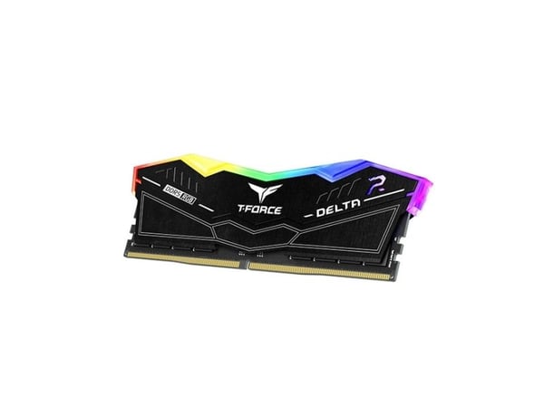 T-Force DELTA RGB - DDR5 - sett - 32 GB: 2 x 16 GB - DIMM 288-pin - 6000 MT/s / PC5-48000 - CL30 - 1.35 V - ikke-bufret - on-die ECC - svart
