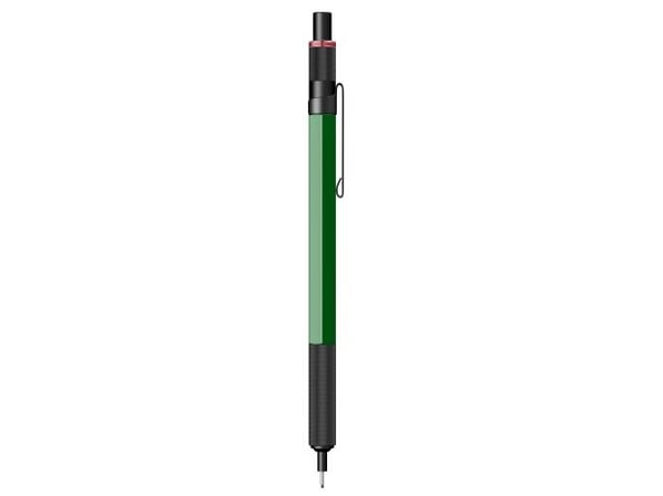 Rotring 2164106, Grønn, Akrylonitril-butadien-styren (ABS), HB, Sekskantet, Rustfritt stål, 0,5 mm