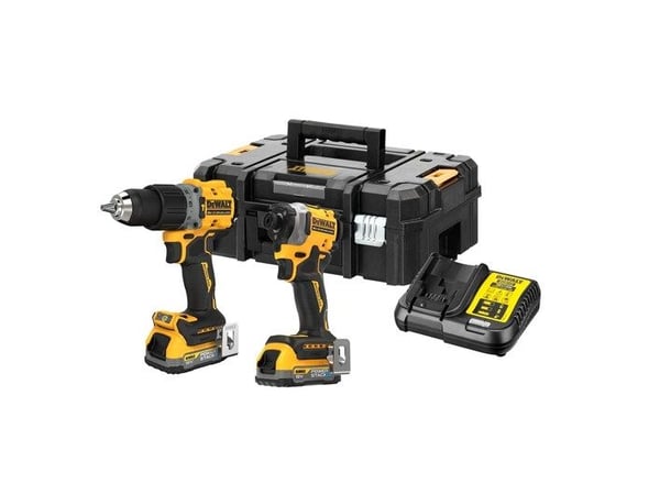 DEWALT COMBO 18V WKĘTARKA UDAROWA DCD805 + ZAKRĘTARKA DCF850 2x1,7Ah POWERSTACK DCK2050E2T