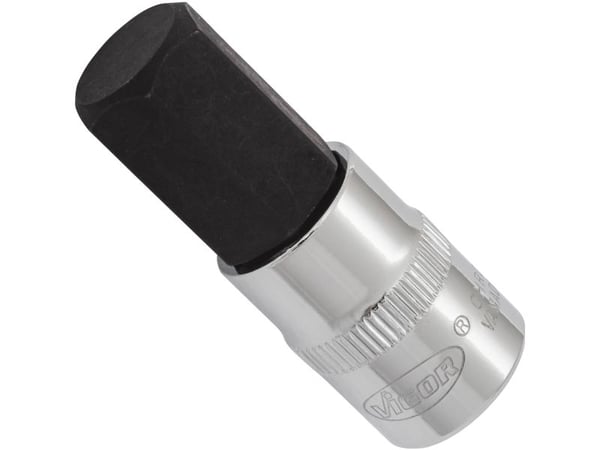 Vigor V6138, Stikkontakt, 3/8", 1 hoder, 14 mm, 49 mm