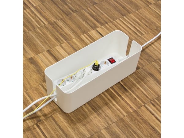 LogiLink KAB0078, Kabeldosa, Universal, Plast, Vit