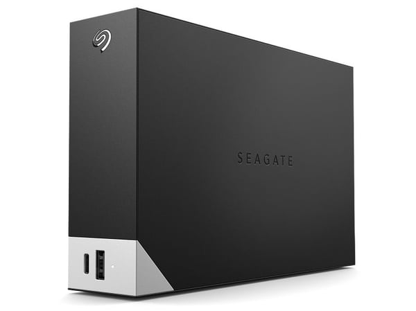 Seagate One Touch with hub STLC18000402 - Harddisk - 18 TB - ekstern (stasjonær) - USB 3.0 - svart - med Seagate Rescue Data Recovery