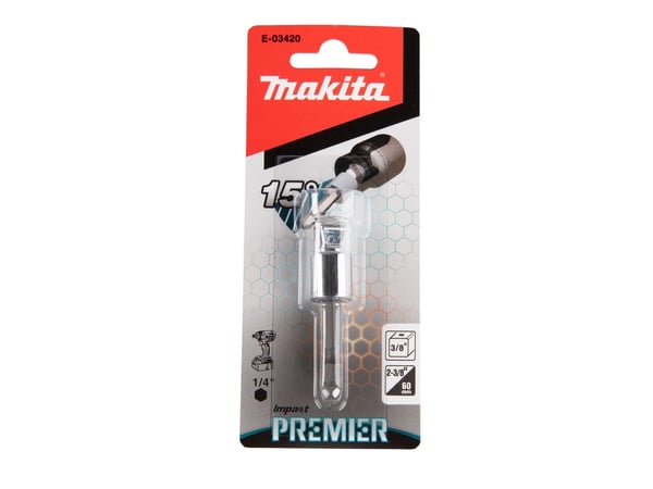 Makita Impact Premier - Sokkeladapter - 3/8" - square - heksagonal - lengde: 50 mm
