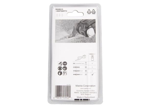 Makita B-66503, Vaihtoterä, Musta, 30 mm, 68 mm