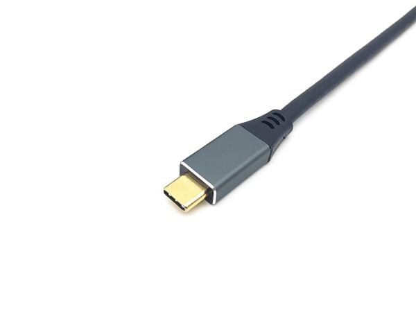 Equip 133417, 3 m, USB Type-C, HDMI Type A (Standard), Hankjønn, Hankjønn, Rett