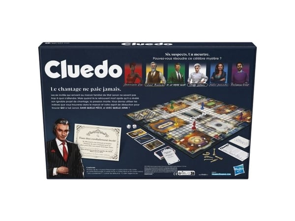 Hasbro Gaming Cluedo, Brädspel, Detektiv, 8 År, 45 min, Familjespel