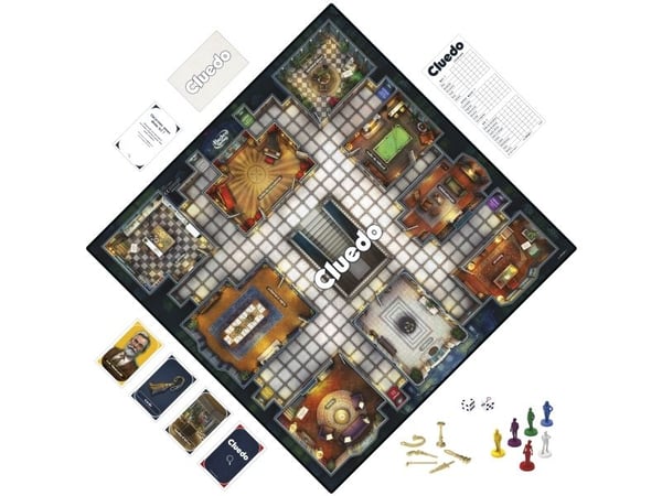 Hasbro Gaming Cluedo, Brädspel, Detektiv, 8 År, 45 min, Familjespel