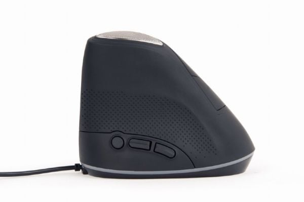 Gembird MUS-ERGO-03, Oikeakätinen, Optinen, USB A-tyyppi, 3200 DPI, Musta