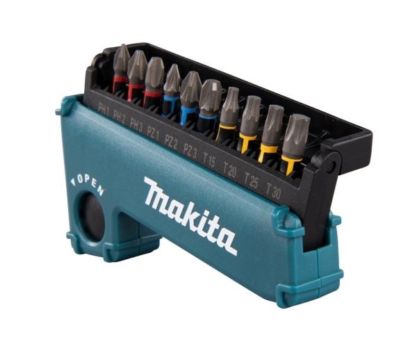 Makita E-03567 Impact Premier 11 st. (PH1, PH2, PH3, PZ1, PZ2, PZ3, T15, T20, T25, T30, magnetisk hållare 50 mm)