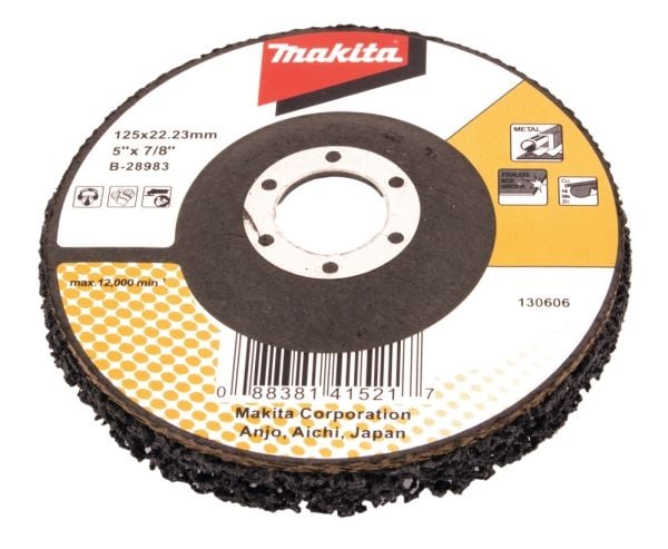 Makita B-28983, Slipskiva, Metall, 2,22 cm, 12,5 cm, 10 styck