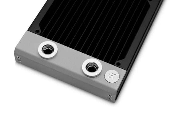 EK Water Blocks 3831109839751, Radiator, Messing, Kopper, Rustfritt stål, Hvit, 1/4", 1 stang, 130 mm
