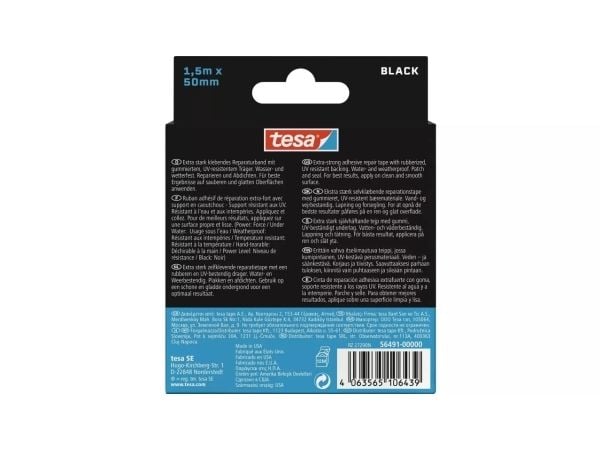 TESA Ultra Power, Gjennomsiktig, Reparering, Polypropylen (PP), Metall, PVC, Ru, Smooth (glatt), 35 N/cm