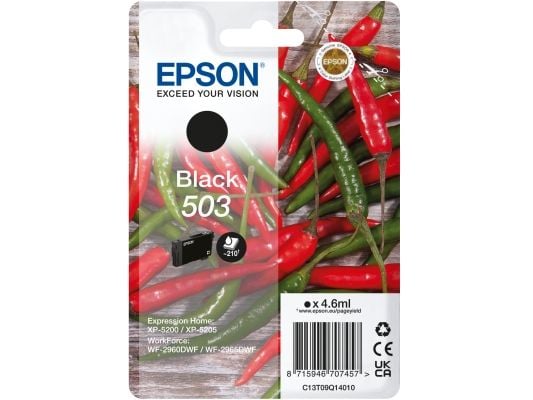Epson 503, Perusvärintuotto, 4,6 ml, 1 kpl, Kertapakkaus