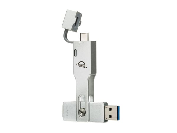 OWC Envoy Pro mini, 500 GB, A-tyypin USB:stä C-tyypin USB:hen, 3.2 Gen 2 (3.1 Gen 2), Alumiini