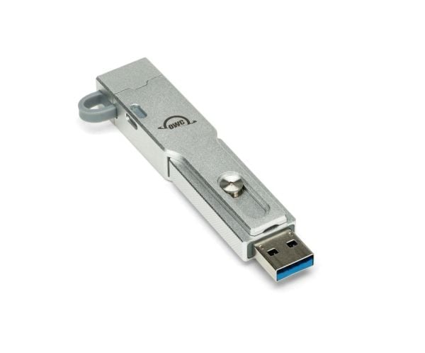 OWC Envoy Pro mini, 500 GB, A-tyypin USB:stä C-tyypin USB:hen, 3.2 Gen 2 (3.1 Gen 2), Alumiini
