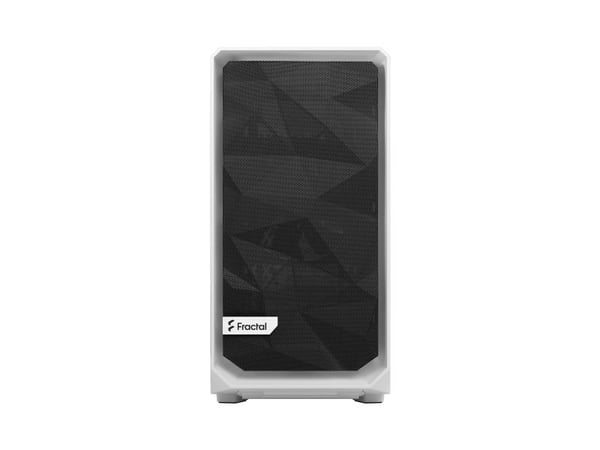 Fractal Design Meshify 2 Mini - - micro ATX - sidepanel med vindu (herdet glass) - ingen strømforsyning (ATX) - hvit - USB/lyd